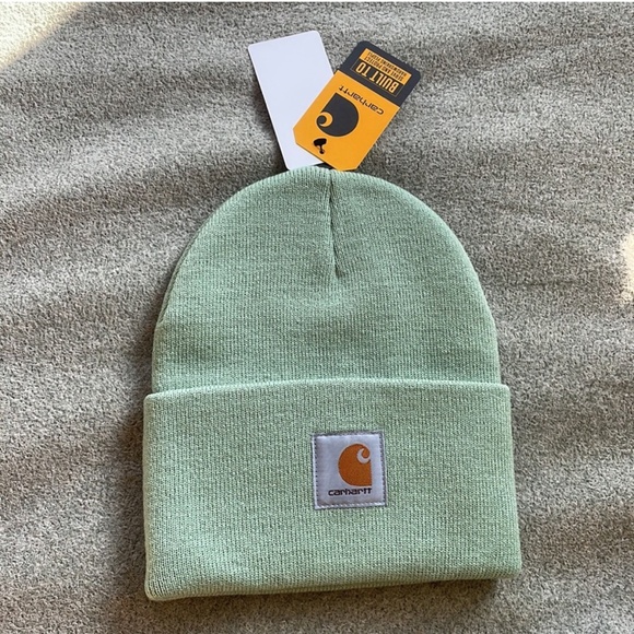 Carrhart Acrylic Watch Hat in Tender Greens OSFM - Picture 4 of 4